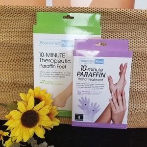10 minute paraffin hand and foot treatment.